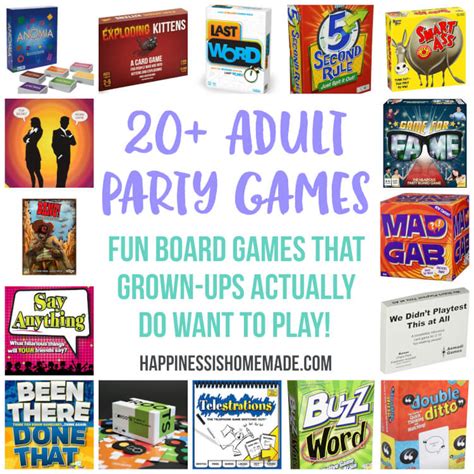 Here, you can enjoy the latest amongst thousands of online interactive games for adults. Fun Party Games for Adults: Board Games - Happiness is ...