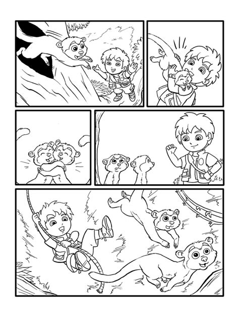 Use this lesson in your classroom, homeschooling curriculum or just as a fun kids activity that you as a parent can do with your child. Go Diego Go Inked Page 3 by kevinbolk on DeviantArt