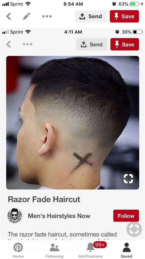 The razor fade haircut, also known as a straight razor fade, is a type of skin or bald taper fade that requires your barber to shave your sides and back. Pin by Ashley Medina on Straight razor designs | Haircuts ...