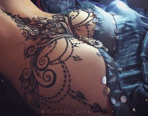 Also, your henna tattoo design does not have to be orange, brown, or maroon. Body - Tattoo's - This is hot and would be a great cover ...