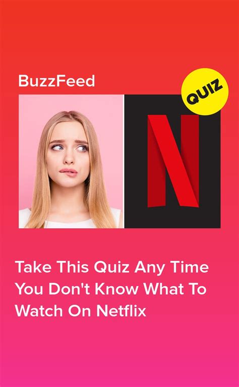 It is intended for fun only so do not treat the result too seriously :) answers. Take This Quiz Any Time You Don't Know What To Watch On ...