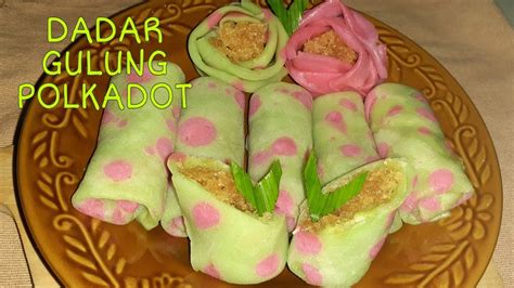 Dadar gulung fla durian 4. RESEP DADAR GULUNG POLKADOT || TANPA TELUR SANTAN ENAK BANGET || TAKARAN SENDOK - YouTube