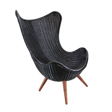 We offer a wide range of high quality designs, so whether you want a swivel or hanging, wicker fabric, you can surely find egg chair. Ebony Wicker Egg Chair on Chairish.com | Wicker dining ...