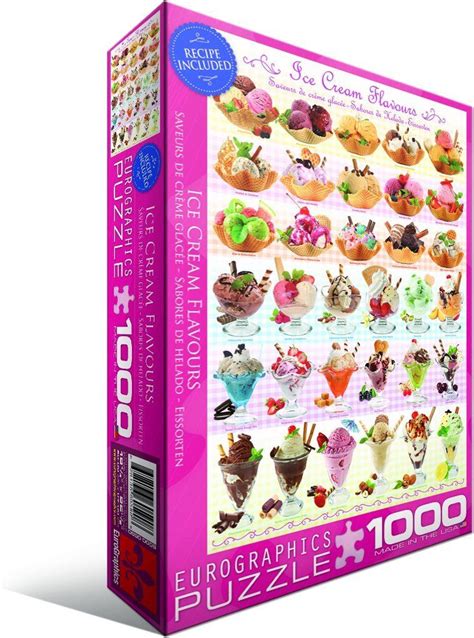 In one of his latest works, he hid a lollipop in a colorful image filled with ice cream cones. Amazon.com: EuroGraphics Ice Cream Flavours Puzzle (1000 ...