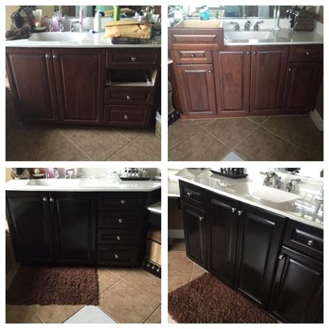 Best online cabinets sells berlin dark cherry kitchen cabinets directly to you. original cherry bath cabinets to minwax espresso.. | Bath cabinets, Kitchen cabinets, Cabinet