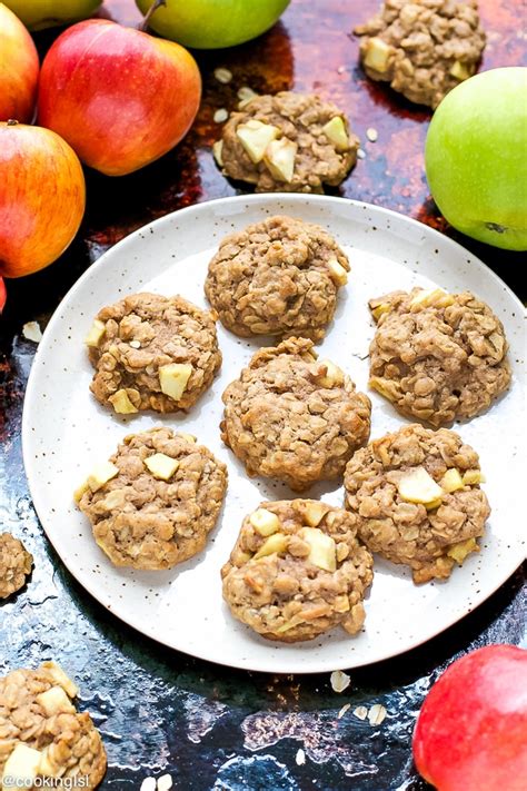 December 2, 2014 by caroline's cooking. Sugar Free Apple Oatmeal Cookie Recipe / Apple Oatmeal ...