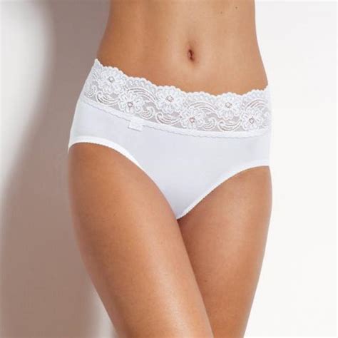 Solution pratique, écologique, confort et efficace. Lot de 3 culottes midi dentelle + 1gratuite* femme Romance ...