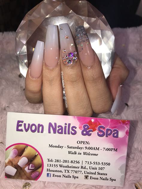 Nail salons nearest your location. ‪Evon Nails & Spa - 13155 Westheimer Rd, Houston. Tx 77077 ...