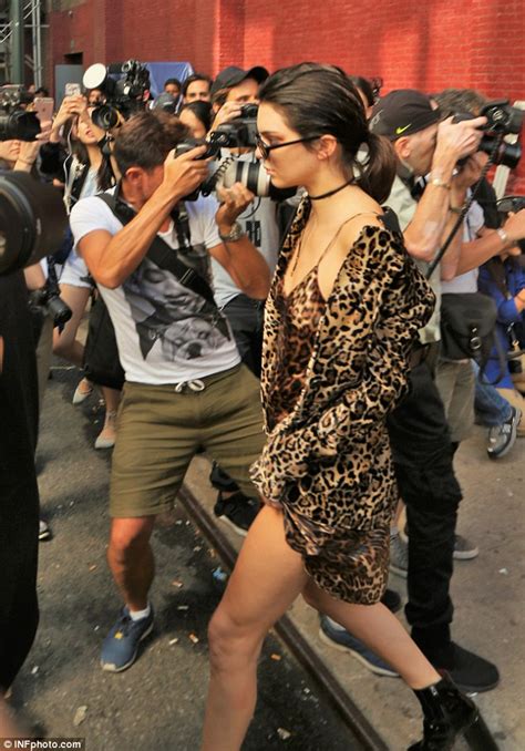 Wife is hot in fuckable lingerie. Kendall Jenner braless in leopard print negligee after ...