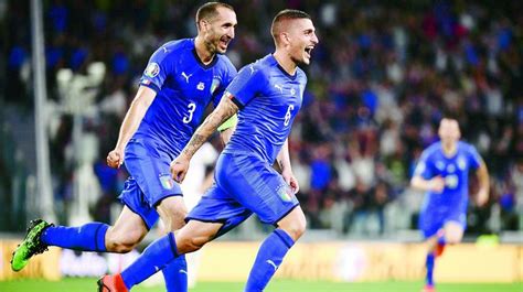 Marco verratti of italy during the fifa 2018 world cup. Marco Verratti fires late winner for Italy