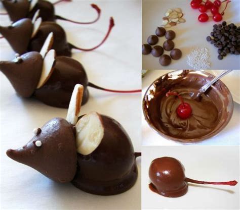 You really should unwrap the kisses ahead of time & keep them in freezer while the cookie bakes to eliminate them melting and looking yucky. These Christmas Mice are so cute and fun to make ...