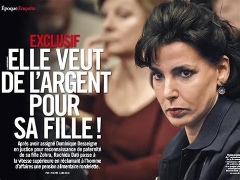 The first muslim woman to hold a key ministerial post in france, calls for a new stance rachida dati caused a furore when she went back to work as france's justice minister only five days. Rachida Dati : elle veut de l'argent pour sa fille ! - VSD