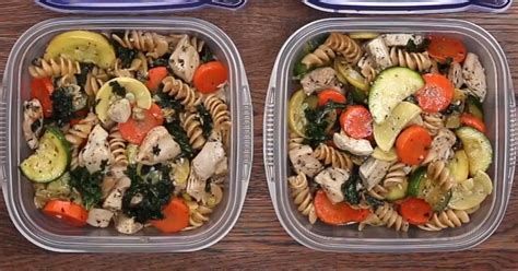 One of the meals i've made for john and myself every week for the last several years is a lightened up pesto alfredo with some form of steamed veggie. 5 easy chicken meals you can prep for the week that will save you time and money | Veggie meal ...