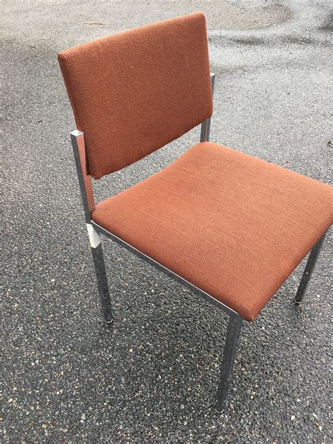 Original bentwood chair antique chairs. Mid Century Steelcase Side Chair, Chrome and Brown Fabric ...