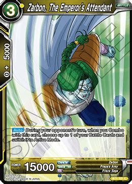 Kakarot wiki guide and details everything you need to know about building the best community board setups in game. Zarbon, The Emperor's Attendant | Card games, Anime dragon ball super, Dragon ball