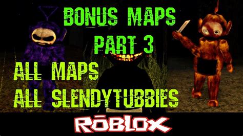 Slendytubbies roblox by notscaw welcome to slendytubbies roblox fangame collect custards, play a campaign or kill players in a versus mode. Slendytubbies ROBLOX Bonus Maps Part 3 By NotScaw [Roblox ...