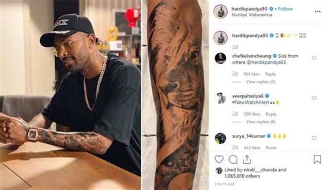 Let's dig deeper and find out more about hardik pandya's tattoos. iam gujarat