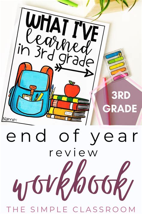 Tie the other end of the rubber band to a paper clip stuck on the backside of the guitar. End of Year Review for 3rd Grade! — The Simple Classroom ...