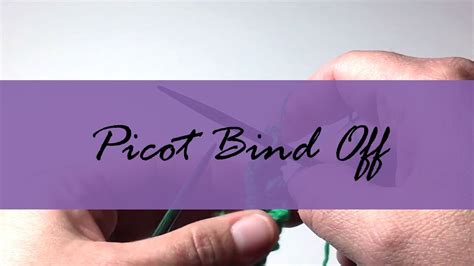 Download How to Knit a Picot Bind Off - YouTube