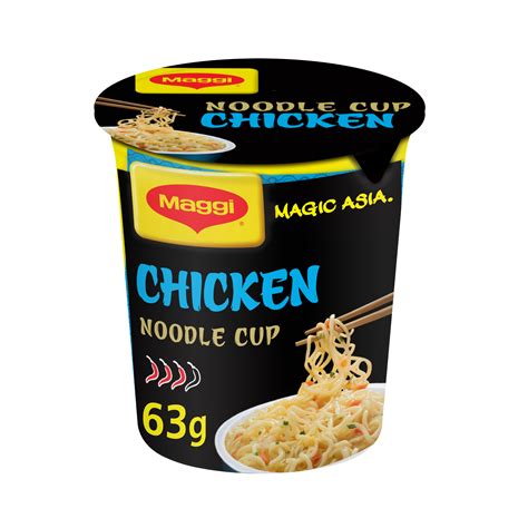 Sugar, gochujang, shredded carrot, black pepper, cup noodles and 23 more. Noodle Cup με Γεύση Κοτόπουλο Magic Asia Maggi (63 g)