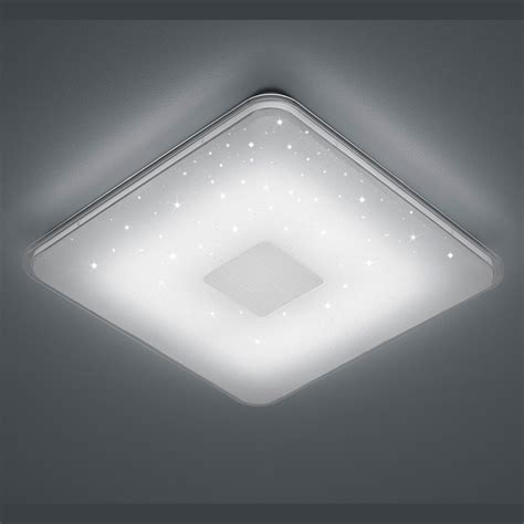 Sternenhimmel lampe obi deckenleuchte 60cm led. quadratische LED Deckenleuchte mit Sternenhimmel