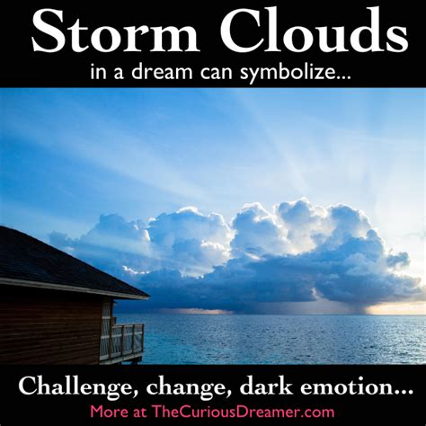 The definition of a cloud is a visible mass of small water droplets or ice particles which are suspended in the sky. A dream symbol of storm clouds can mean... More at ...