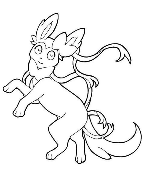 By the way, no one or any group of people can claim that a color or a color combination belongs. Sylveon Pokemon Coloring Pages in 2020 | Pokemon coloring ...