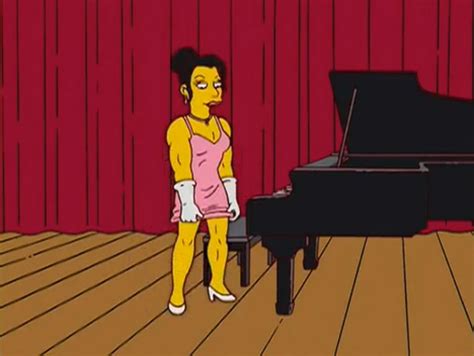 Welsh, southern italian, and romani. Unnamed female bodybuilder (black hair) | Simpsons Wiki ...