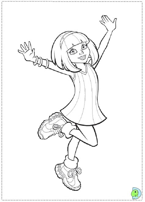 You could also print the image by clicking the print button above the image. Lazy Town Coloring page- DinoKids.org