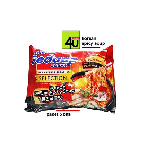 New mi sedaap korean spicy chicken pencabar mamee ghost pepper pedas gila asmr mukbang. Mie Sedaap - Korean Spicy Soup - Paket 5 bks KUAH | Shopee ...