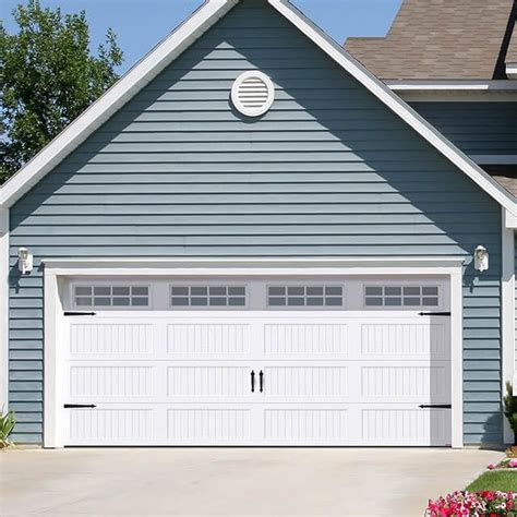 Mesa garage doors is the #1 garage doors company in los angeles, san diego, orange county mesa garage doors manufactures custom wood gates for driveways and home entry exclusively. Triforce Shaker-NH LP, 16' x 7', Ice White, windows with ...