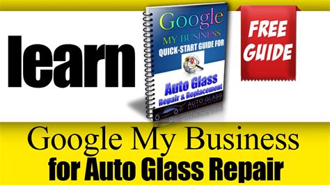 No more taking hours away to get your windshield fixed. How to Market Auto Glass Repair - Google My Business - YouTube