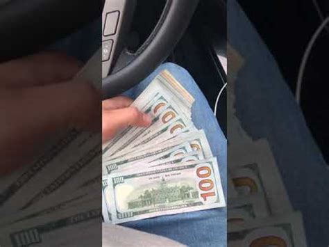 Back to the future production used prop money 100 $ bill rare bttf biff mcfly. Counting A lot of Hundred dollar bills. That motion picture money - YouTube