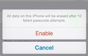 You can download this tweak below for your iphone, ipad, or ipod touch below. Enable Erase Data option to delete data after 10 failed ...