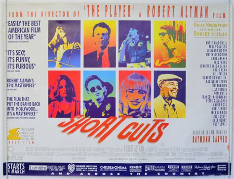 Filmlicious is a free movies streaming site with zero ads. Short Cuts - Original Cinema Movie Poster From pastposters ...