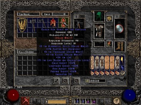 Lord of destruction , helms exclusive to the druid. Gfg Druid Pelt - d2jsp Topic