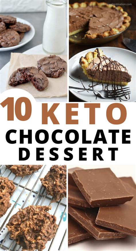 Here are 100 dessert recipes that all clock in at under 100 calories. 20 Low-Carb Keto Easy Chocolate Dessert Recipes - Recipes Destination in 2020 | Dessert recipes ...