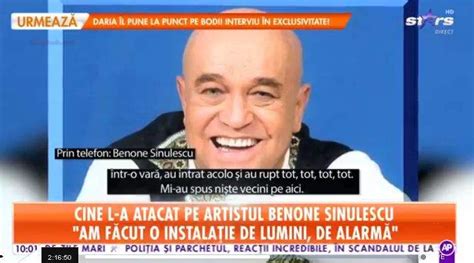 A plecat linistita, a mancat la mine bine Benone Sinulescu, păgubit de hoți în miez de noapte ...