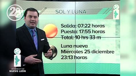 ¡alertas meteorológicas y pronóstico diario en tu celular! Clima para hoy Monterrey | 20 diciembre 2019 | Canal 28 - YouTube