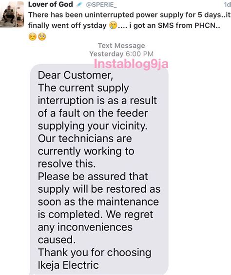 Receive a text message notification when power is lost with the cellular power failure alarm. Whoelse Got This Text Message From PHCN After A Power ...