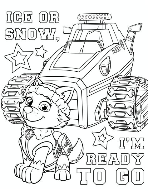 Free printable paw patrol coloring pages for kids source : Paw Patrol Coloring Sheets Fresh Mount Everest Coloring ...