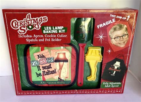 It isn't christmas without dozens and dozens of cookies coming out of the oven to take to friends, to give as gifts, and share at. A Christmas Story Leg Lamp Baking Kit: Apron/Pot Holder ...