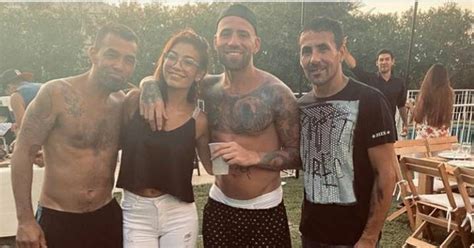 Asymmetrical cuts start with short hair on one side and long on the other. Footballers In Underwear: NICOLAS OTAMENDI