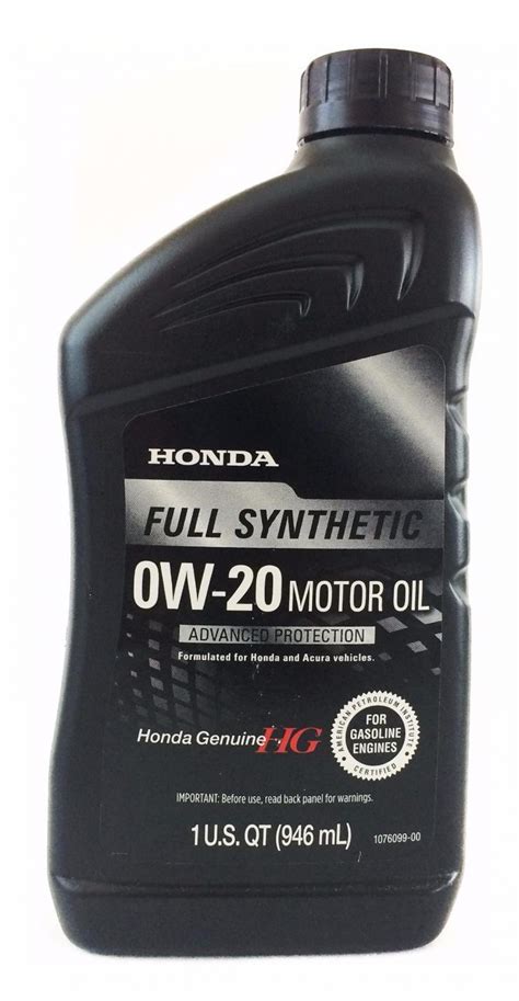 Honda does not manufacture engine oil and it is nothing more than a brand name oil with honda on the can. HONDA Motor Oil 0W-20 USA 08798-9063 - Honda