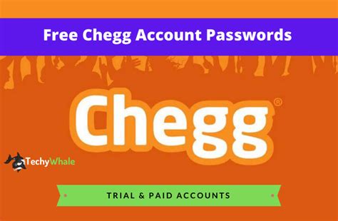 Free chegg accounts 2021,chegg study free premium accounts and passwords list, free chegg account generator,chegg trial account free 1 month. 47+ Free Chegg Accounts Username & Passwords (2020)