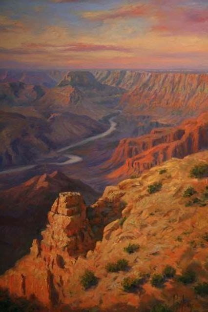 Jose luis nuñez, works at epicor. DESSERT VIEW GRAND CANYON Oil Painting By Jose Luis Nunez ...