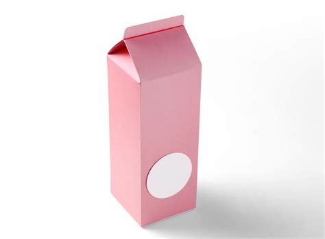 Gabled, frosted, and pillowed boxes; Milk Carton - Shaped Gift Boxes | Custom Milk Carton ...