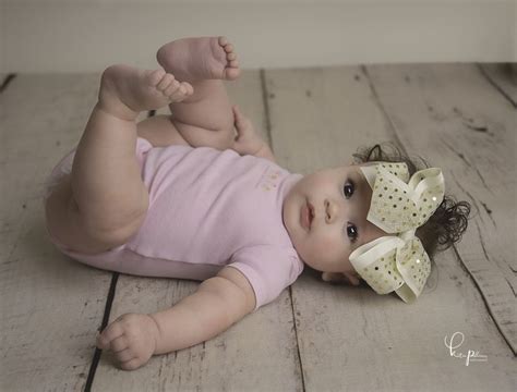 A daily warm bath for no more than 5 or 10. 5 month old baby girl | 5 month old baby, Baby photography ...