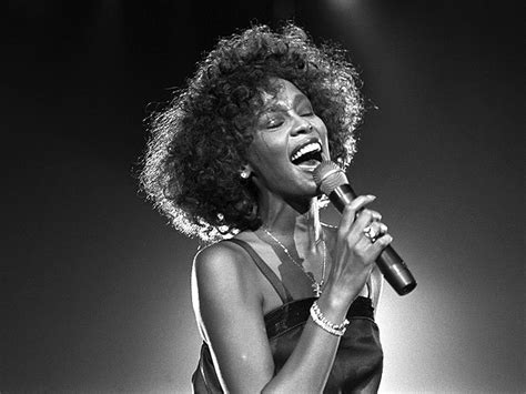 It is when whitney houston sang the national anthem at the superbowl. Whitney Houston - Primary Wave Music