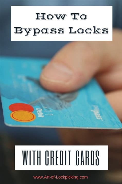 Use a pair of sturdy clips to avoid metal breaking inside the. How to Bypass a Lock with a Credit Card | Credit card ...